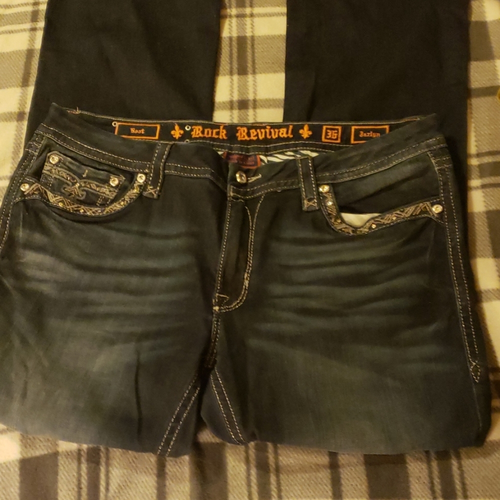 Women's Rock Revival Jeans 36X36 XLong
